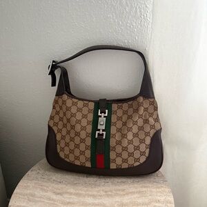 Gucci GG Canvas Web Jackie Hobo